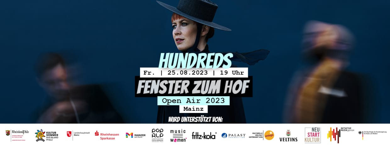 Hundreds x Fenster zum Hof-Open Air 2023
