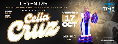 HOMENAJE CELIA CRUZ (100 AÑOS) EN MERO BAR