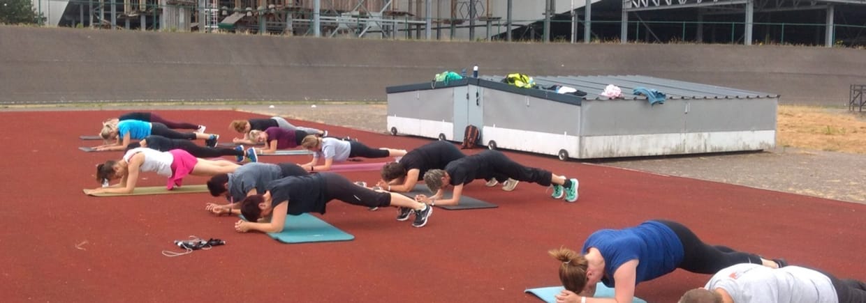 Conditietraining in openlucht