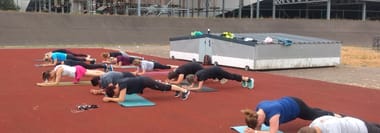 Conditietraining in openlucht