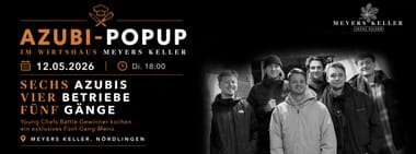 AZUBI-POPUP IM WIRTSHAUS MEYERS KELLER