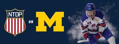 Team USA U18s vs. University of Michigan
