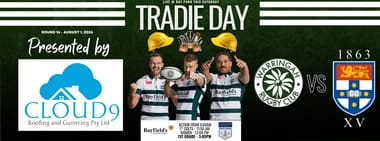 Tradie Day Tent - Rats vs Sydney Uni