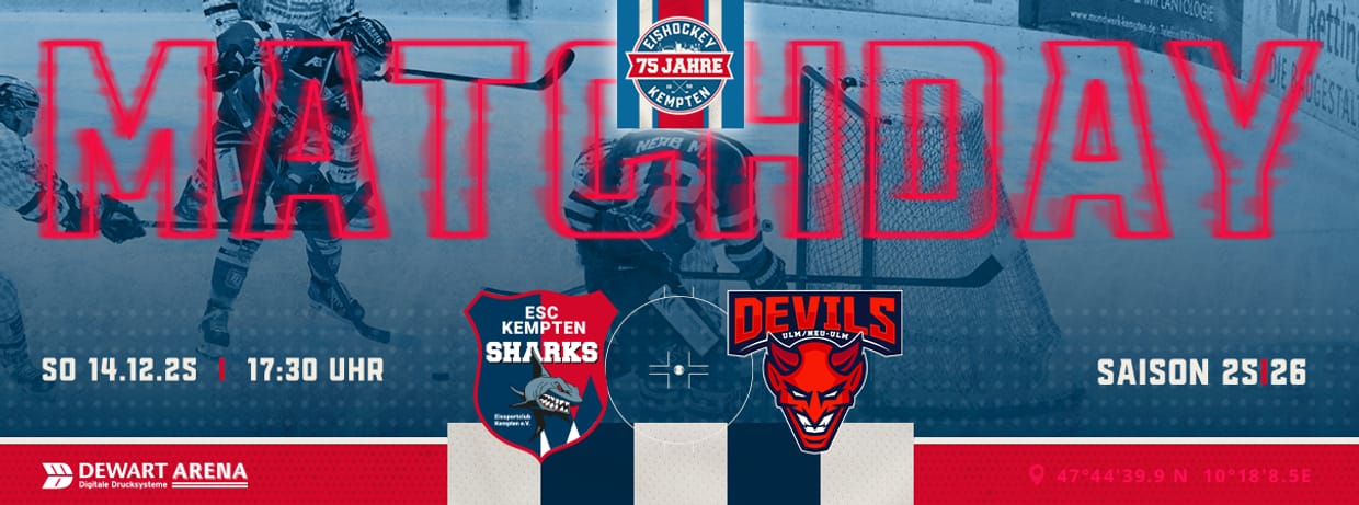MATCHDAY vs. VfE Ulm/Neu-Ulm "Devils"