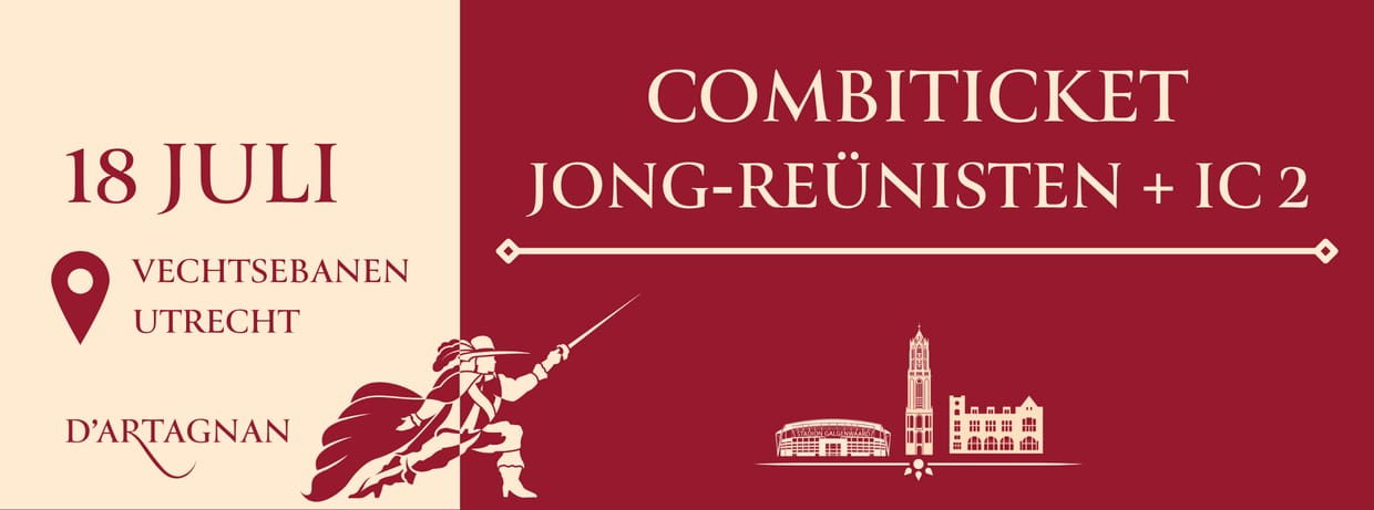 Jong-Reünistendag + IC 2 Combiticket
