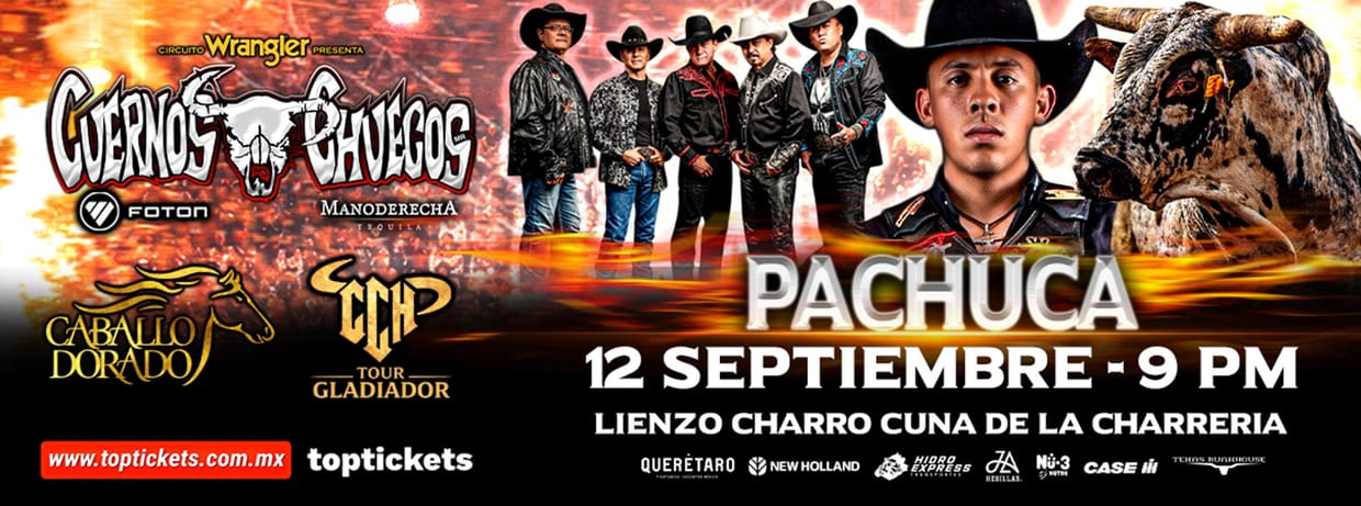 CUERNOS CHUECOS EN PACHUCA 12/09/2026