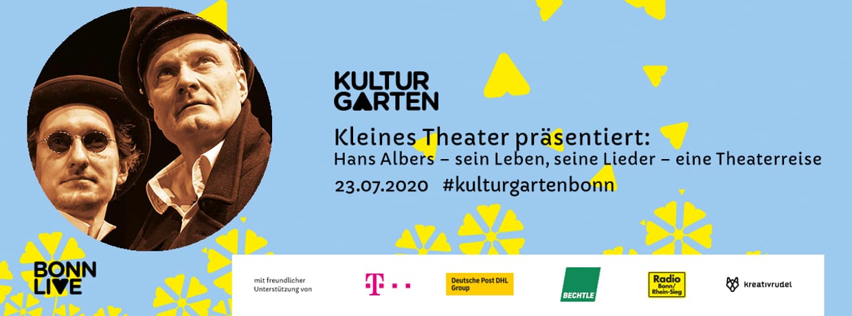 Hans Albers – sein Leben, seine Lieder – eine Theaterreise | BonnLive Kulturgarten