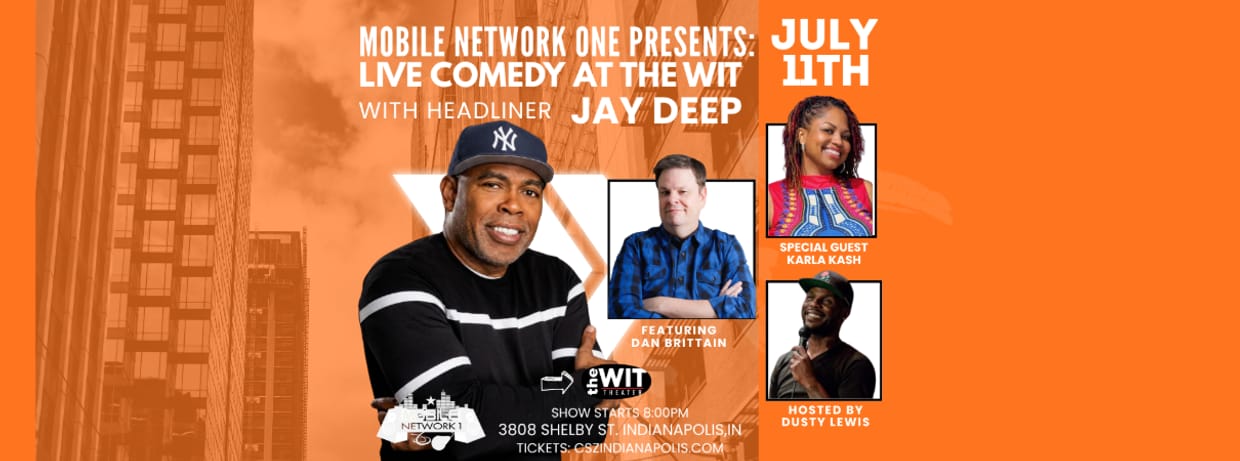 Stand Up at the Wit! Headliner: Jay Deep (17+) - 8:00 PM