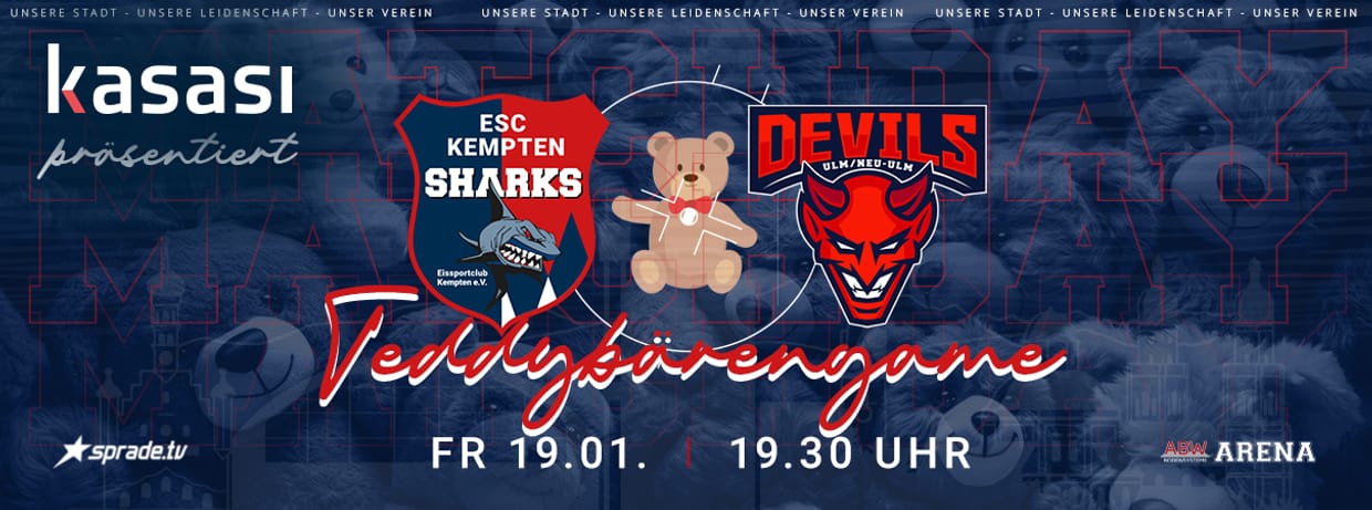 TEDDYBÄRENGAME vs. VfE ULM/NEU-ULM