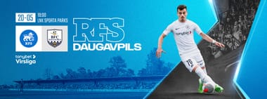 Tonybet Virslīga: RFS - BFC Daugavpils