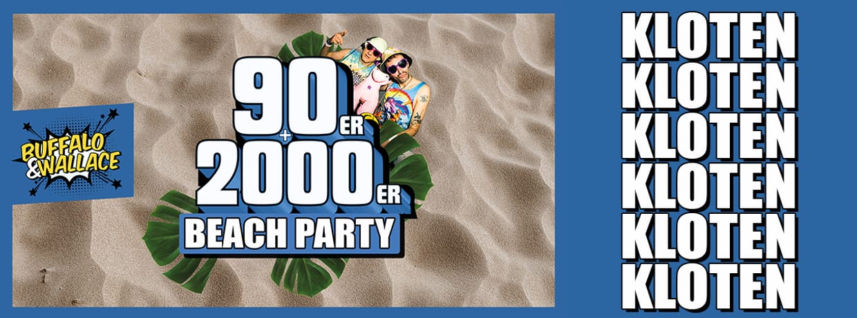 90er & 2000er Beach Party - City Beach Kloten, Ch