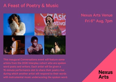 Conversations, a Feast of Poetry and Music