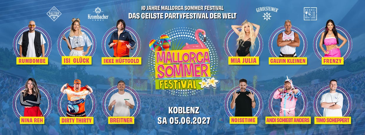Mallorca Sommer Festival Koblenz 2027