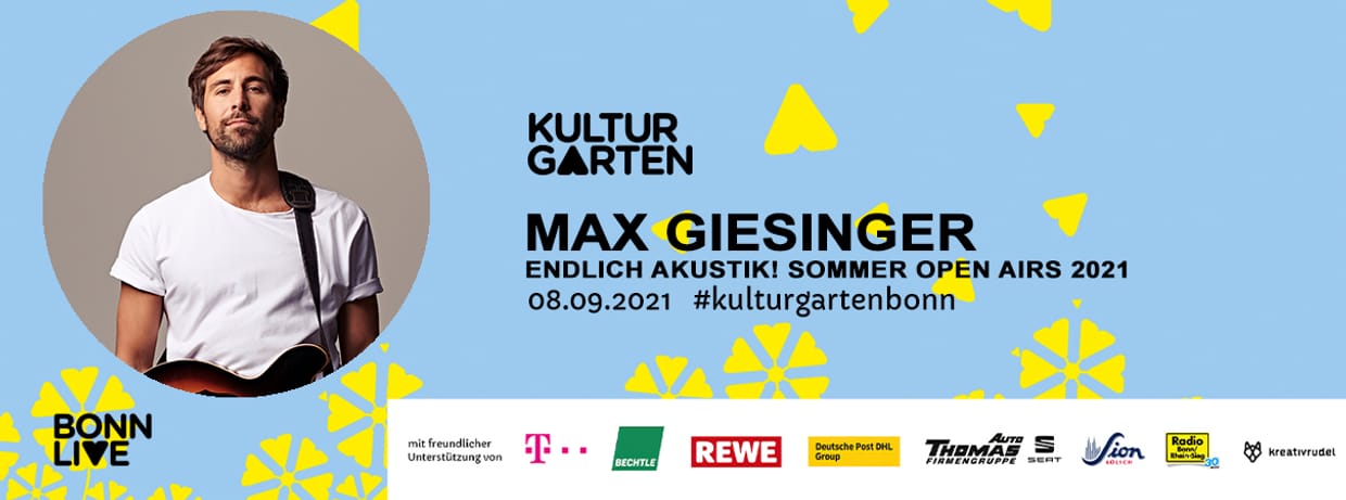 MAX GIESINGER - ENDLICH AKUSTIK! OPEN AIRS 2021 | Brückenforum Bonn