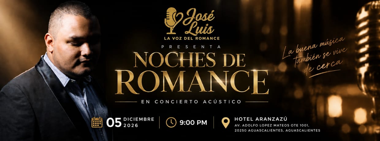 JOSE LUIS - LA VOZ DEL ROMANCE / NOCHES DEL ROMANCE / UNA EXPERIENCIA ACÚSTICA
