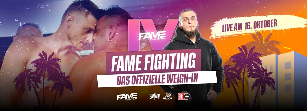 FAME FIGHTING 4 – OFFIZIELLES WIEGEN