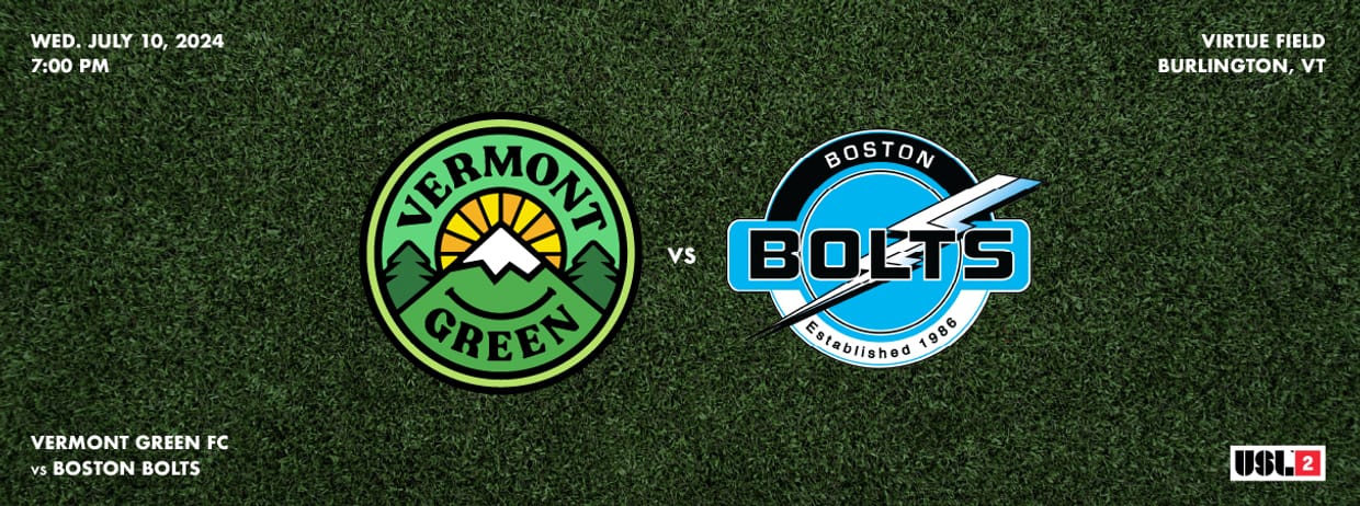 Vermont Green FC vs Boston Bolts