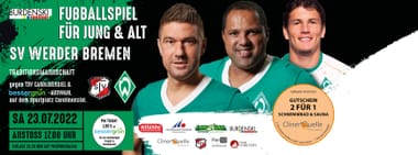 Fußballspiel Werder Bremen Traditionsmannschaft
