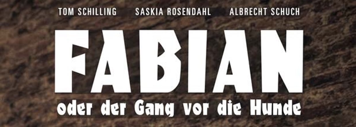Fabian oder der Gang vor die Hunde