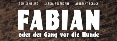 Fabian oder der Gang vor die Hunde