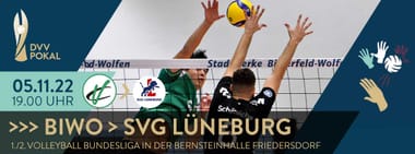 DVV Pokal VC Bitterfeld Wolfen vs. SVG Lüneburg