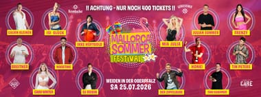 Mallorca Sommer Festival Weiden 2026