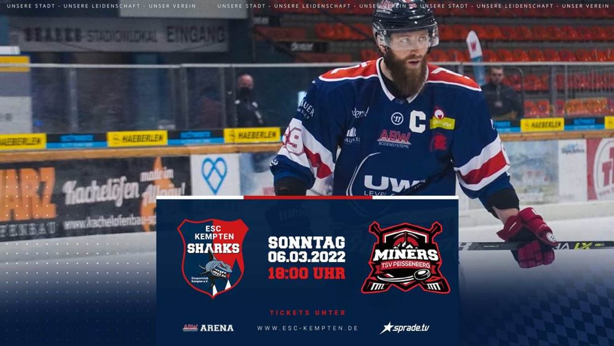 ESC KEMPTEN SHARKS vs. TSV PEISSENBERG MINERS