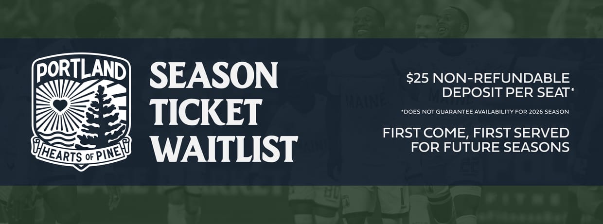 Portland Hearts of Pine Season Ticket Waitlist