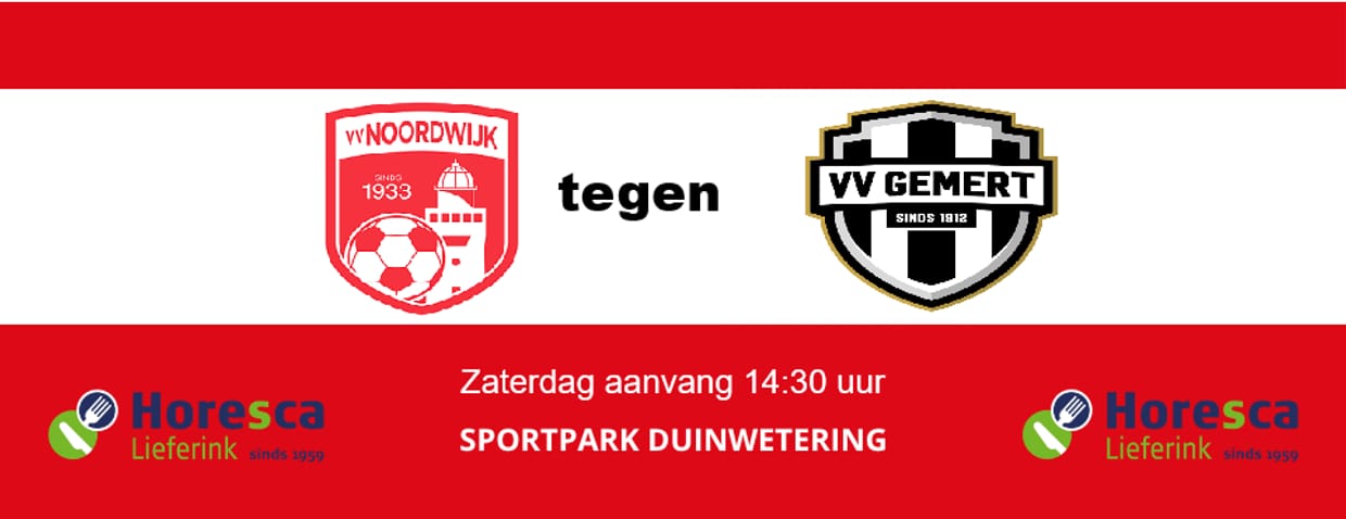 vv Noordwijk - vv Gemert