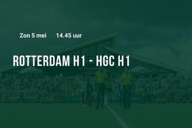 Rotterdam H1 - HGC H1