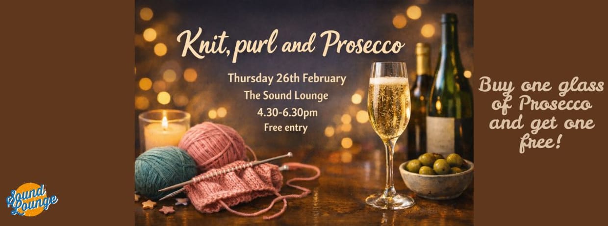 Knit, purl and Prosecco