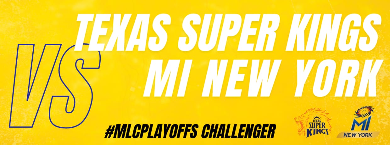 Challenger Match: Texas Super Kings vs. MI New York