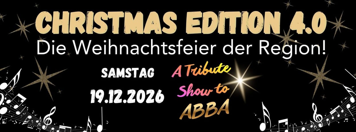 Christmas Edition 2026 with A Tribute to ABBA - One Night in Sweden
