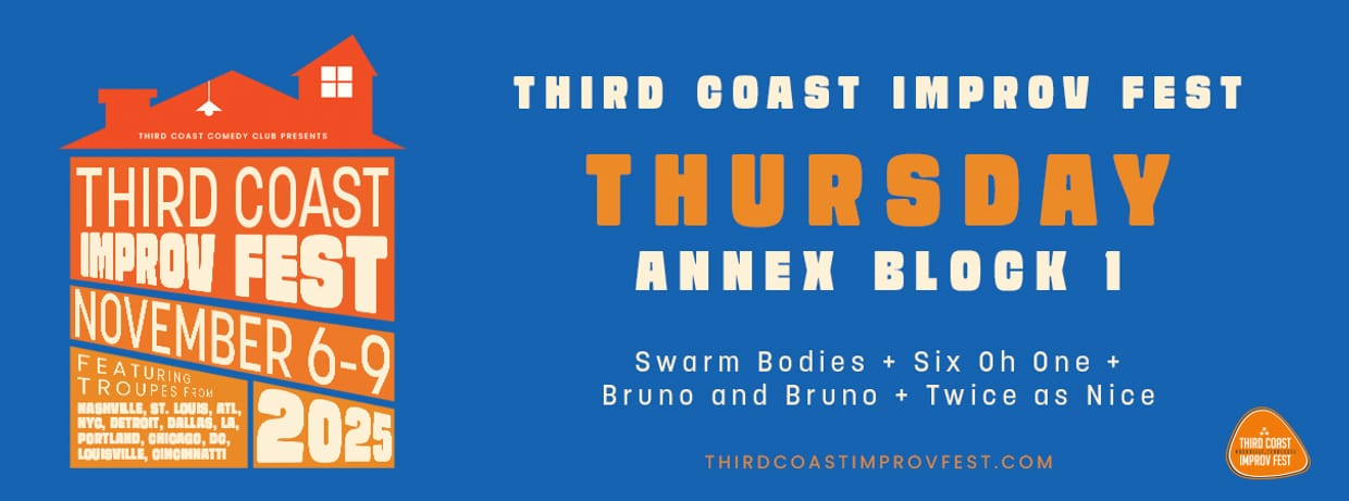 Swarm Bodies, Six Oh One, Bruno and Bruno, Twice as Nice
