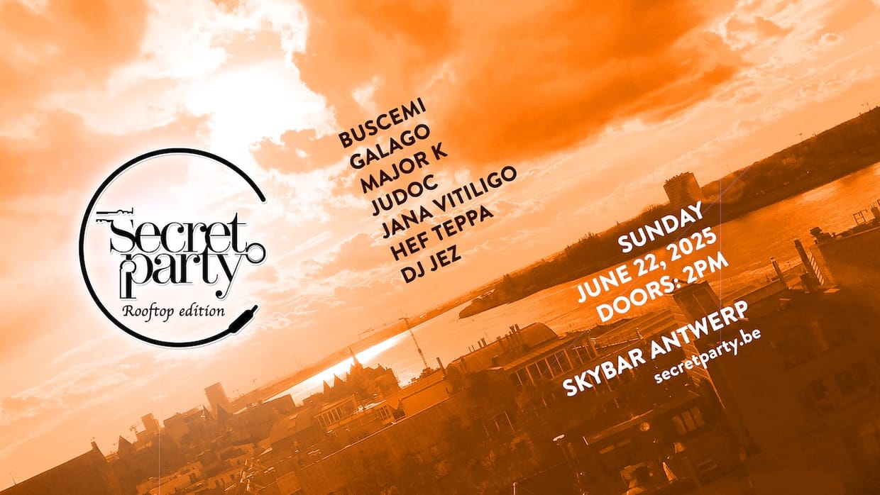 Secret Party: Rooftop Edition at Skybar Antwerp