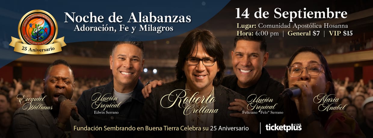 NOCHE DE ALABANZAS, ADORACIÓN, FE Y MILAGROS