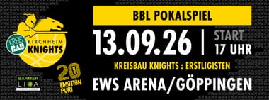 Netto BBL Pokal - Kreisbau Knights vs. Erstligisten