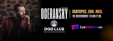 Edgar Oceransky Tour 2026 en Ecatepec