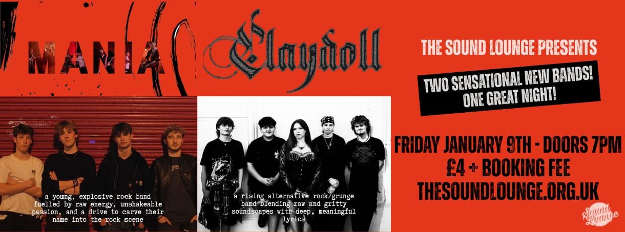 Claydoll + MANIA (Double headliner show)