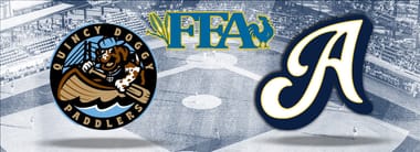 Quincy Doggy Paddlers at Lafayette Aviators - FFA Night
