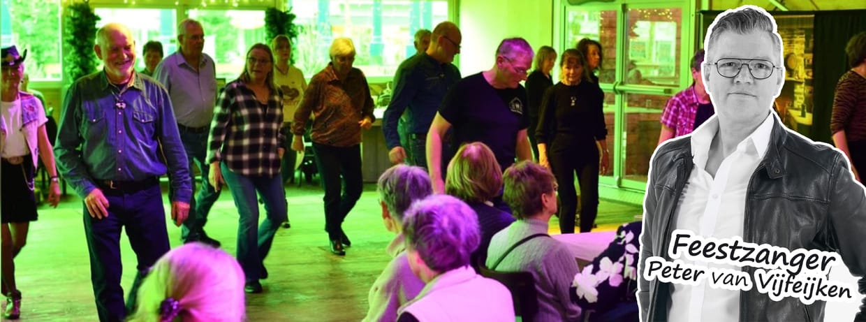50+ Middag: Farmdancers en Feestzanger Peter van Vijfeijken