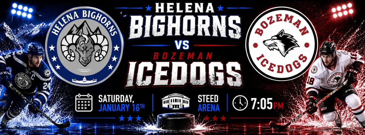 Helena Bighorns vs Bozeman Icedogs
