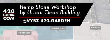 Hemp Stone Workshop by Urban Clean Building @Mary Jane Expo Berlin 2024