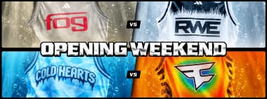 October 22 - Opening Weekend: Fear of God vs. RWE / Cold Hearts vs. FaZe