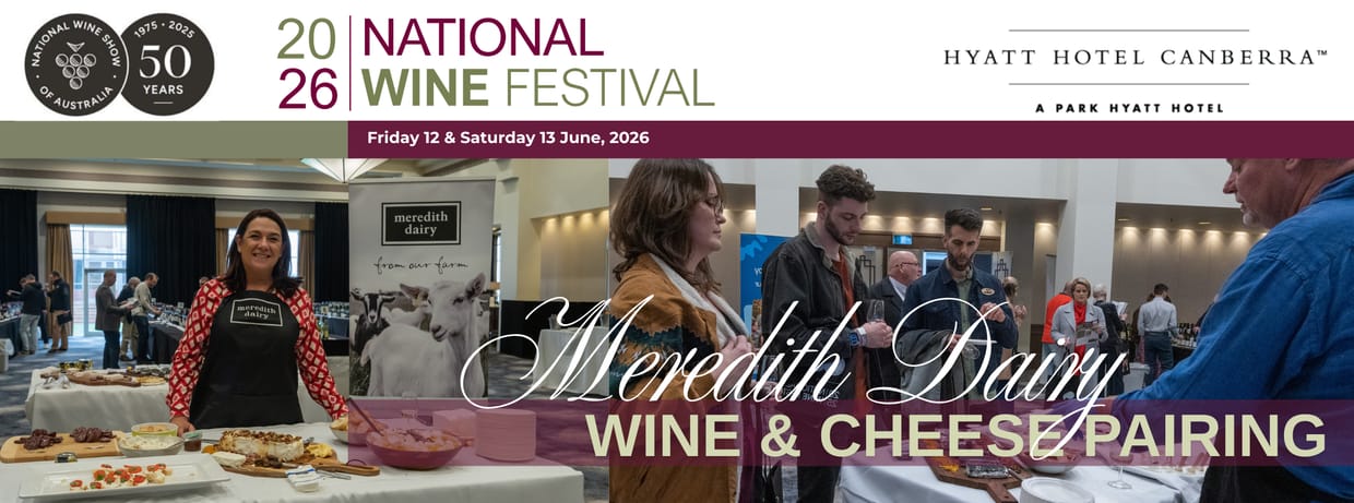 Wine & Cheese pairing - presented by Meredith Dairy