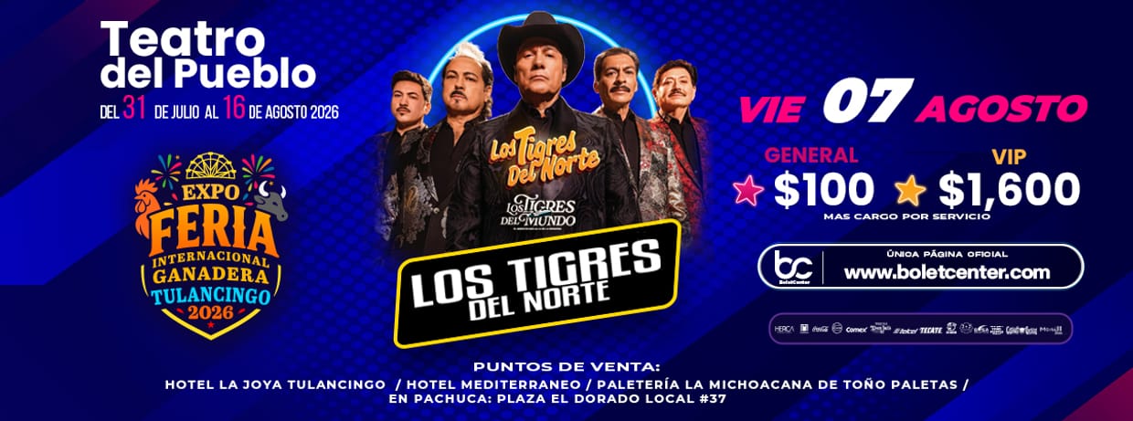 LOS TIGRES DEL NORTE 07/08/2026