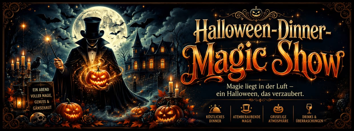 Halloween-Dinner-Magic Show