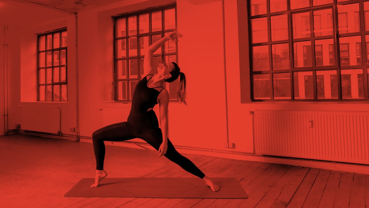 Yoga-Session mit Sarah Schubert