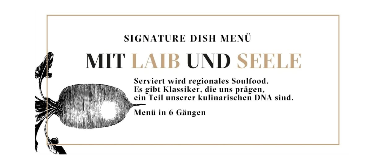 Gutschein Signature-Menü „Mit Laib und Seele“