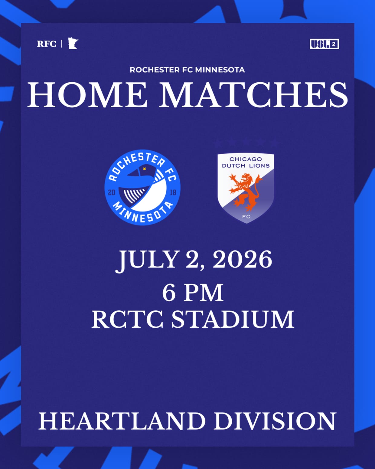 USL 2 RFC vs Chicago Dutch Lions